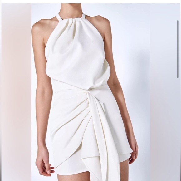 NWT Alexis Adriena Mini Dress in Off-White - Picture 4 of 14